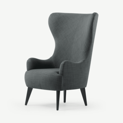 An Image of Bodil Accent Armchair, Smart Grey