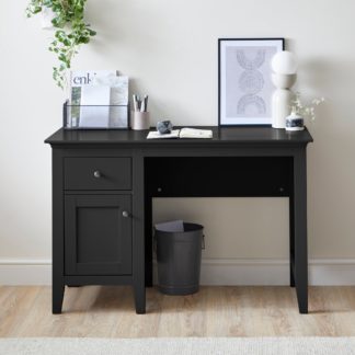 An Image of Lynton Black Desk Black