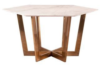 An Image of Kronos Brass Dining Table