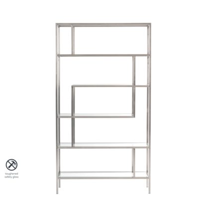 An Image of Otto Silver Shelf Unit