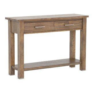 An Image of Ibex Console Table, Burnt Oak