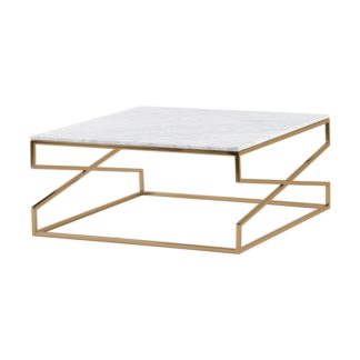 An Image of Alhambra Brass Coffee Table