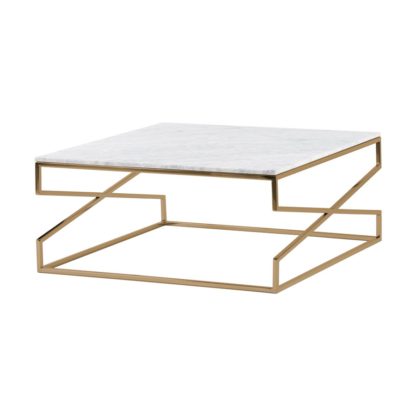 An Image of Alhambra Brass Coffee Table
