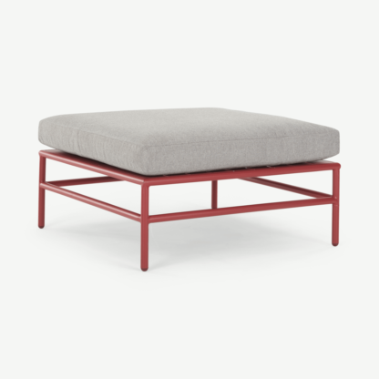 416faab6fcc1ad1b1234f5ad73fc97a0991863e8cac3dc05cb1efd71263deca1.png An Image of Kian Modular Ottoman, Rust Red and Grey
