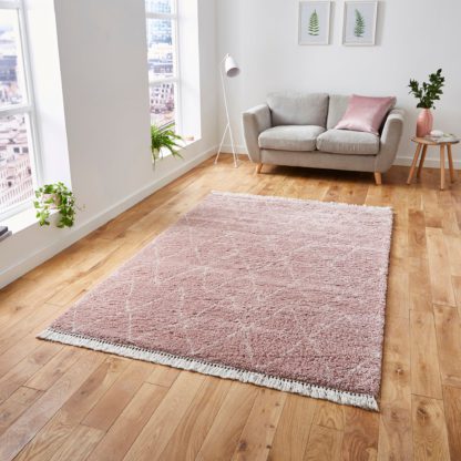 An Image of Boho 8280 Rug Grey and White