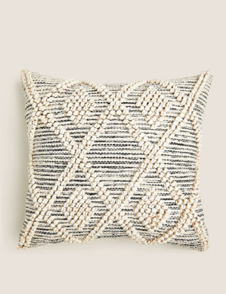 An Image of M&S Tufted Diamond Cushion