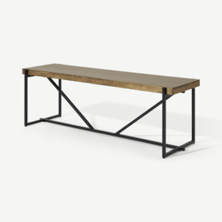 An Image of Morland Dining Bench, Mango Wood