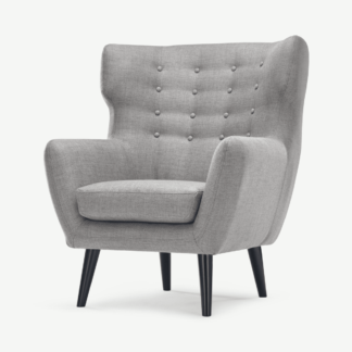 An Image of Kubrick Wing Back Chair, Pearl Grey