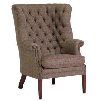 An Image of Harris Tweed Mackenzie Chair, Fabric