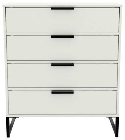 An Image of Messina 4 Drawer Chest - Black