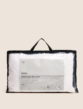 An Image of M&S Pure Wool & Cotton Toddler Pillow