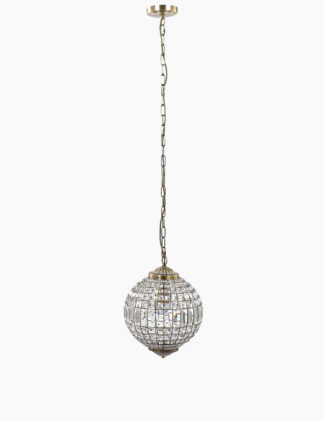 An Image of M&S Gem Ball Medium Pendant Light