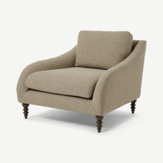 An Image of Andrin Armchair, Mink Recycled Weave