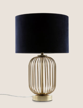 An Image of M&S Madrid Curved Table Lamp