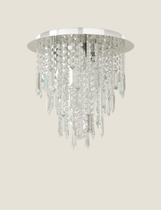 An Image of M&S Glamour Beaded Flush Light