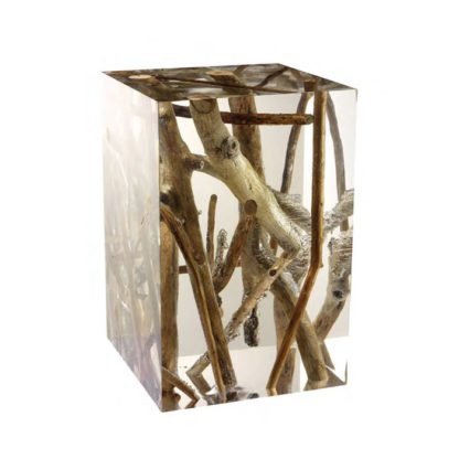 An Image of Timothy Oulton Spur Small Occasional Table in Burntwood