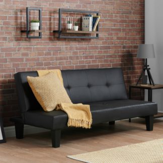 An Image of Franklin Sofa Bed Black
