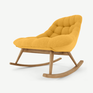 An Image of Kolton Rocking Chair, Yolk Yellow