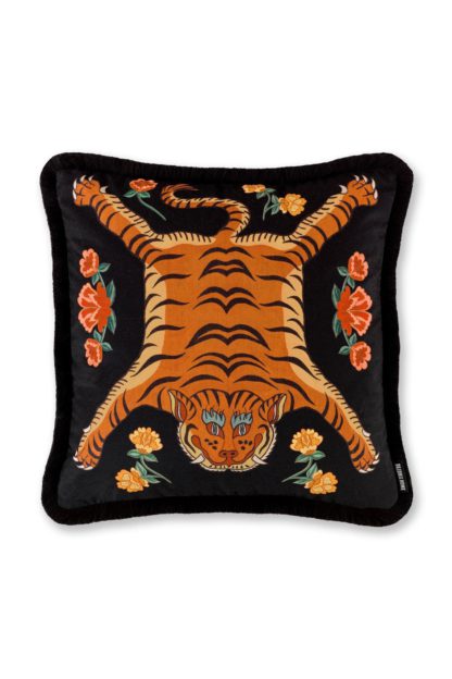 An Image of Tibetan Tiger Cushion