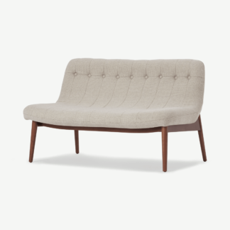 An Image of Halbert 2 Seater Sofa, Oat Weave