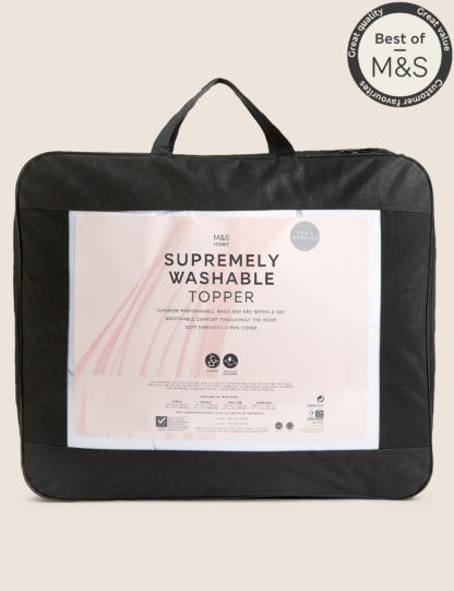 An Image of M&S Unisex Supremely Washable Mattress Topper