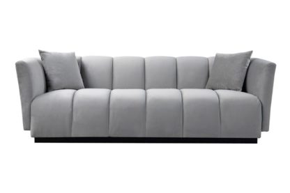 An Image of Herbie Three Seat Sofa - Dove Grey