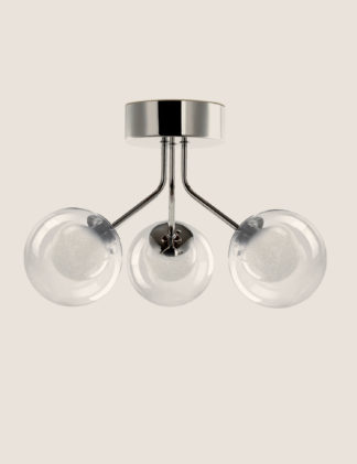 An Image of M&S Luna LED Flush Ceiling Light