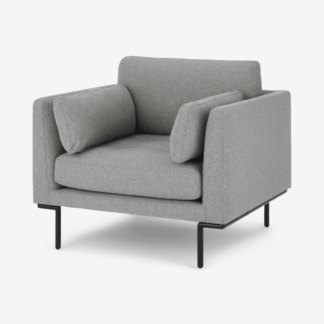 An Image of Harlow Armchair, Mountain Grey