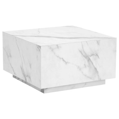 An Image of Alba Coffee Table, White Marble