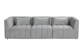 An Image of Essen Three Seat Sofa – Dove Grey