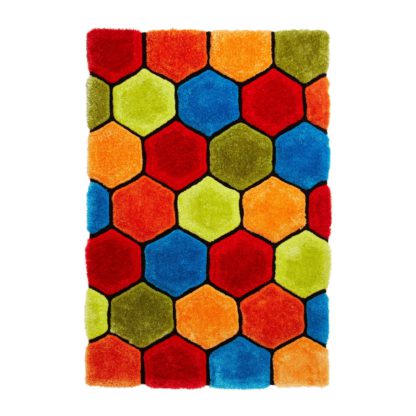 An Image of Noble House Honeycomb Rug Natural