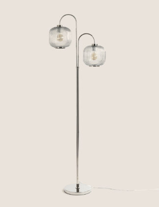 An Image of M&S Amelia Ridged Floor Lamp