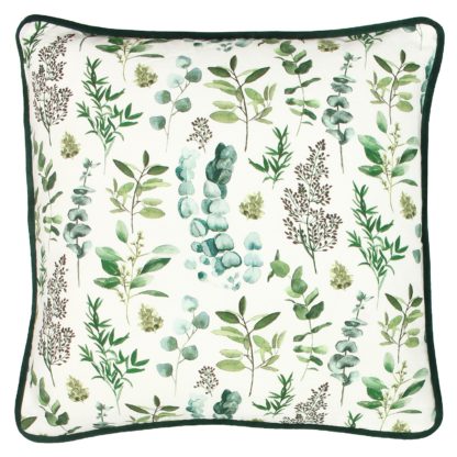 An Image of Country Living Winter Floral Cushion - 45x45cm
