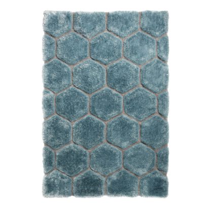 An Image of Noble House Honeycomb Rug Natural