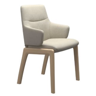 An Image of Stressless Mint Low Back Dining Armchair With D100 Legs, Quickship