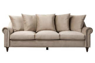 An Image of Portman Three Seat Sofa - Taupe