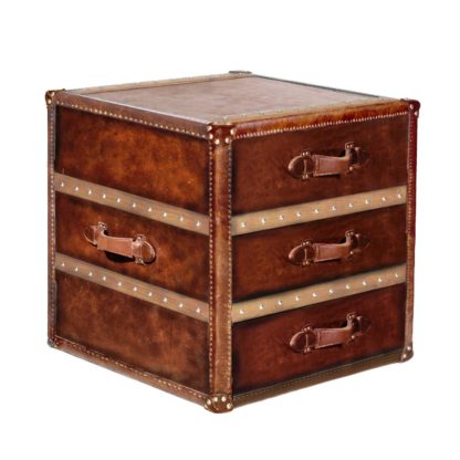 An Image of Timothy Oulton Stonyhurst Large Side Table, Vintage Cigar