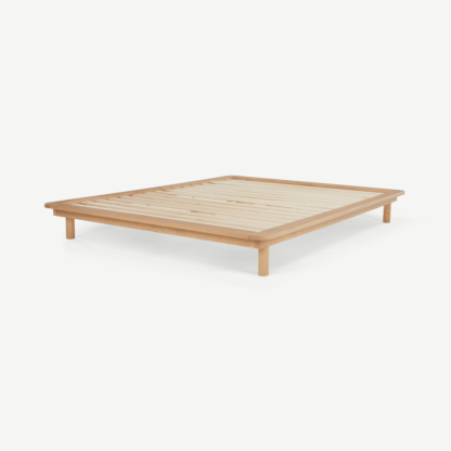 An Image of Kano Platform Kingsize Bed, Pine