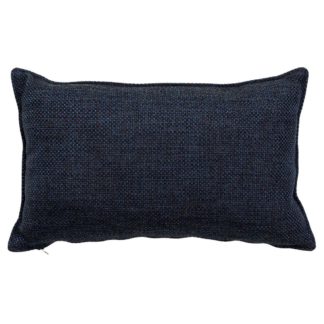 An Image of Cane-Line Limit Dark Blue Scatter Rectangle Cushion