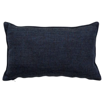 An Image of Cane-Line Limit Dark Blue Scatter Rectangle Cushion