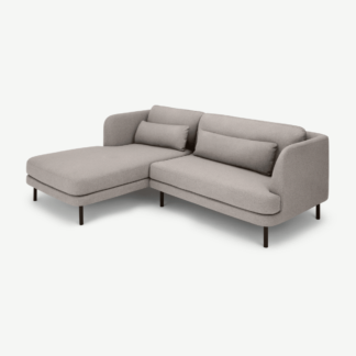 An Image of Herman Left Hand Facing Chaise End Corner Sofa, Manhattan Grey