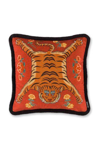 An Image of Tibetan Tiger Cushion