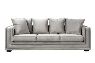 An Image of Holburn Three Seat Sofa - Dove Grey