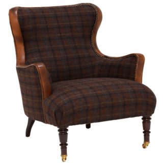 An Image of Harris Tweed Nairn Occasional Chair, Darnoch Check