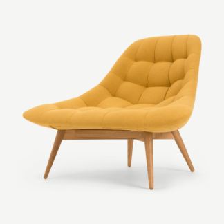 An Image of Kolton Accent Armchair, Yolk Yellow