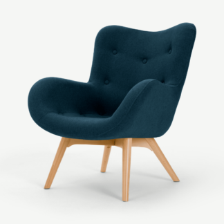 An Image of Doris Accent Armchair, Shetland Navy