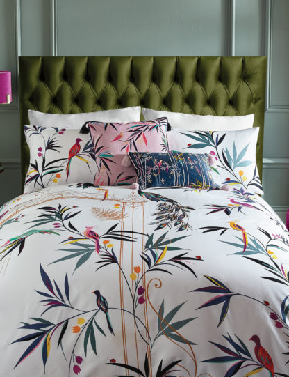 An Image of M&S Sara Miller 2 Pack Cotton Enchanted Gate Pillowcases