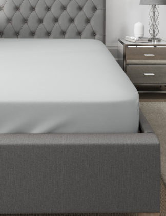 An Image of M&S Autograph Supima® Cotton 750 Thread Count Deep Fitted Sheet