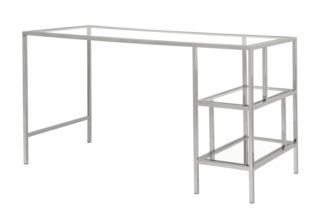 An Image of Otto Polished Silver Desk