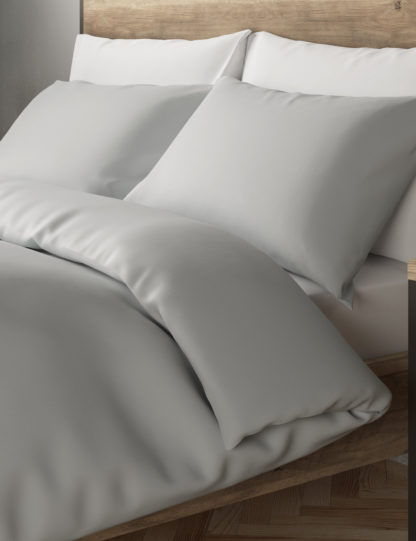 An Image of M&S Cotton Blend Non-Iron Duvet Cover